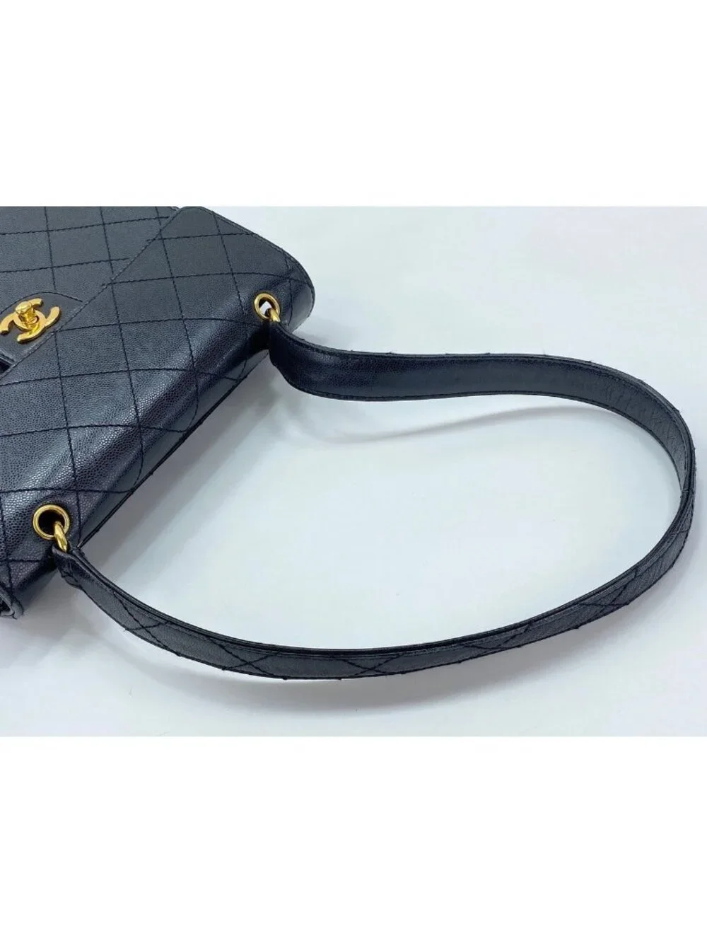 Chanel Shoulder Bag Caviar Leather Quilted